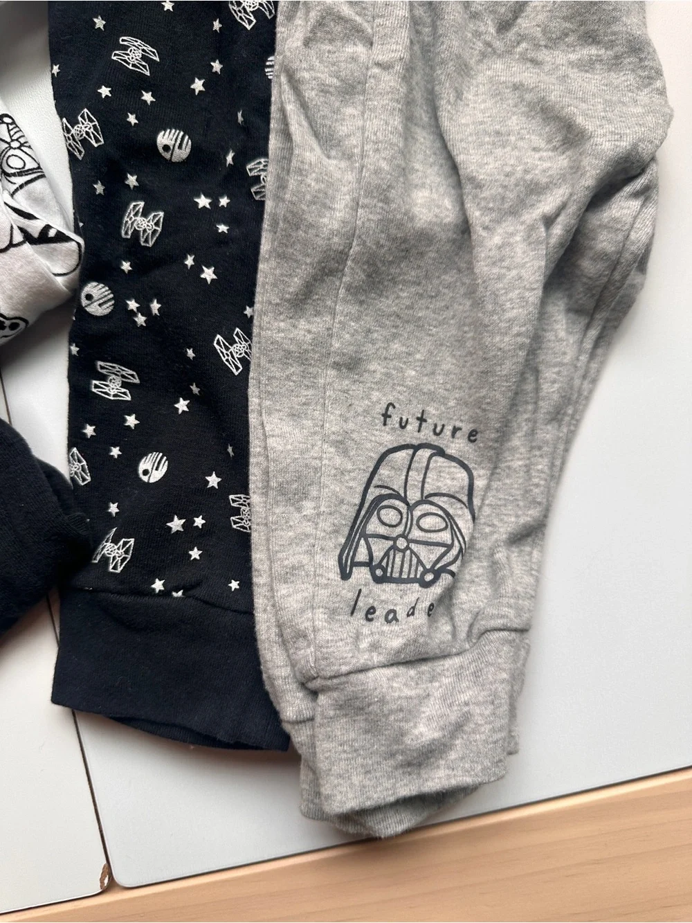 Star Wars Amazon Essentials 4pc Onesies and Pants Set Tiny Trooper Vader 18m
